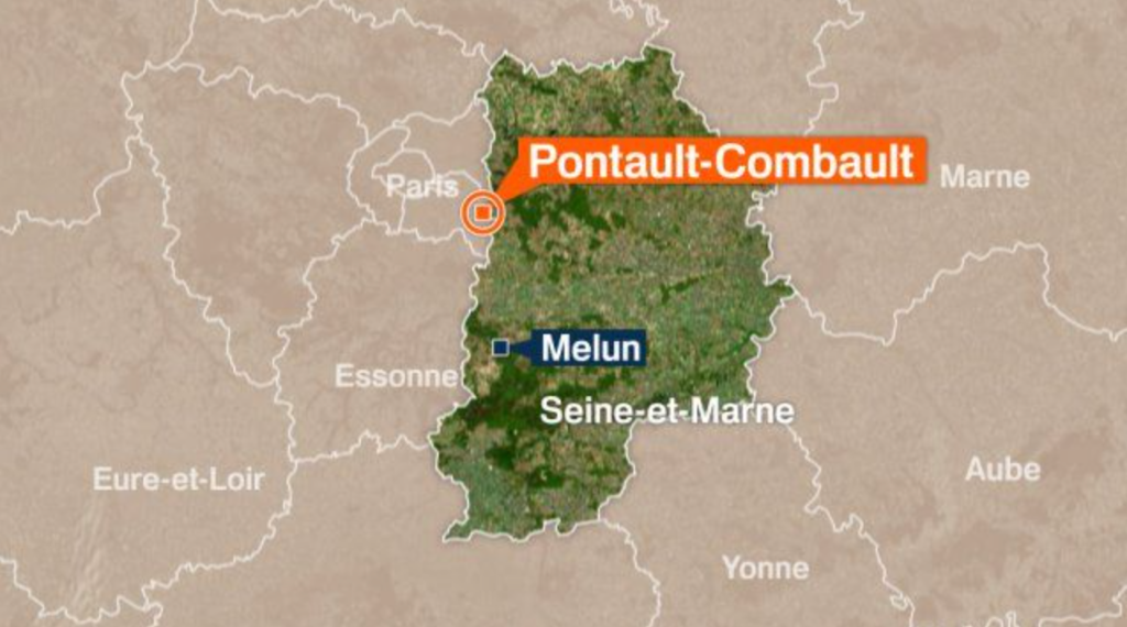 Carte Pontault-Combault Seine-et-Marne